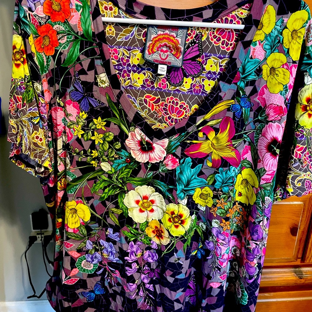 Johnny Was size XXL T Shirt in Great condition